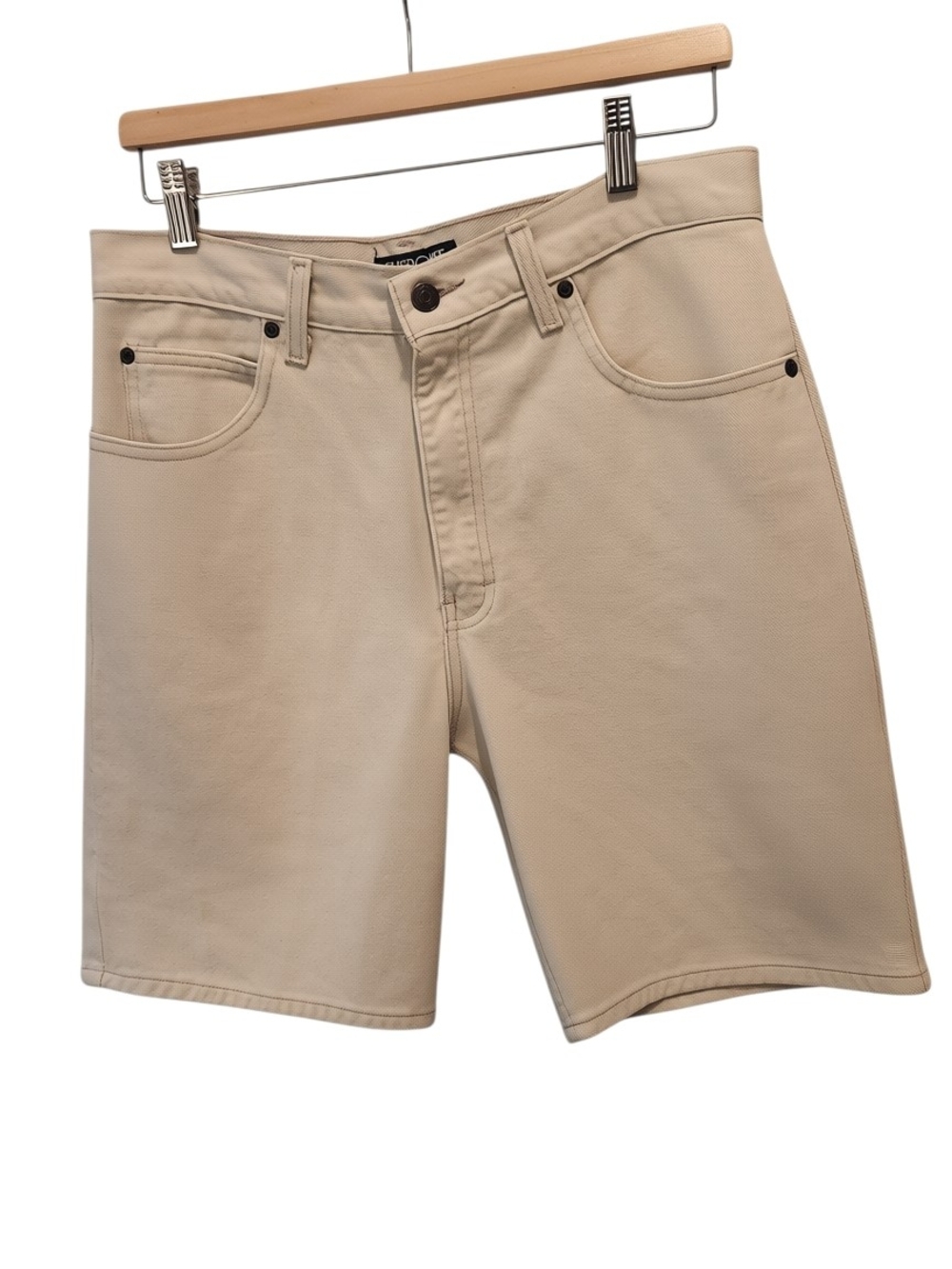 Unisex Cherokee Vintage Beige Casual Shorts - Classic Five-Pocket Style